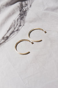 LOOP earrings - silver or 18k gold plated