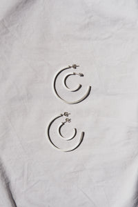 LOOP earrings - zilver of 18k verguld